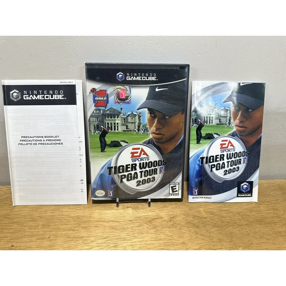 Tiger Woods PGA Tour 2003 Nintendo GameCube CIB EA Sports Golf Video Game